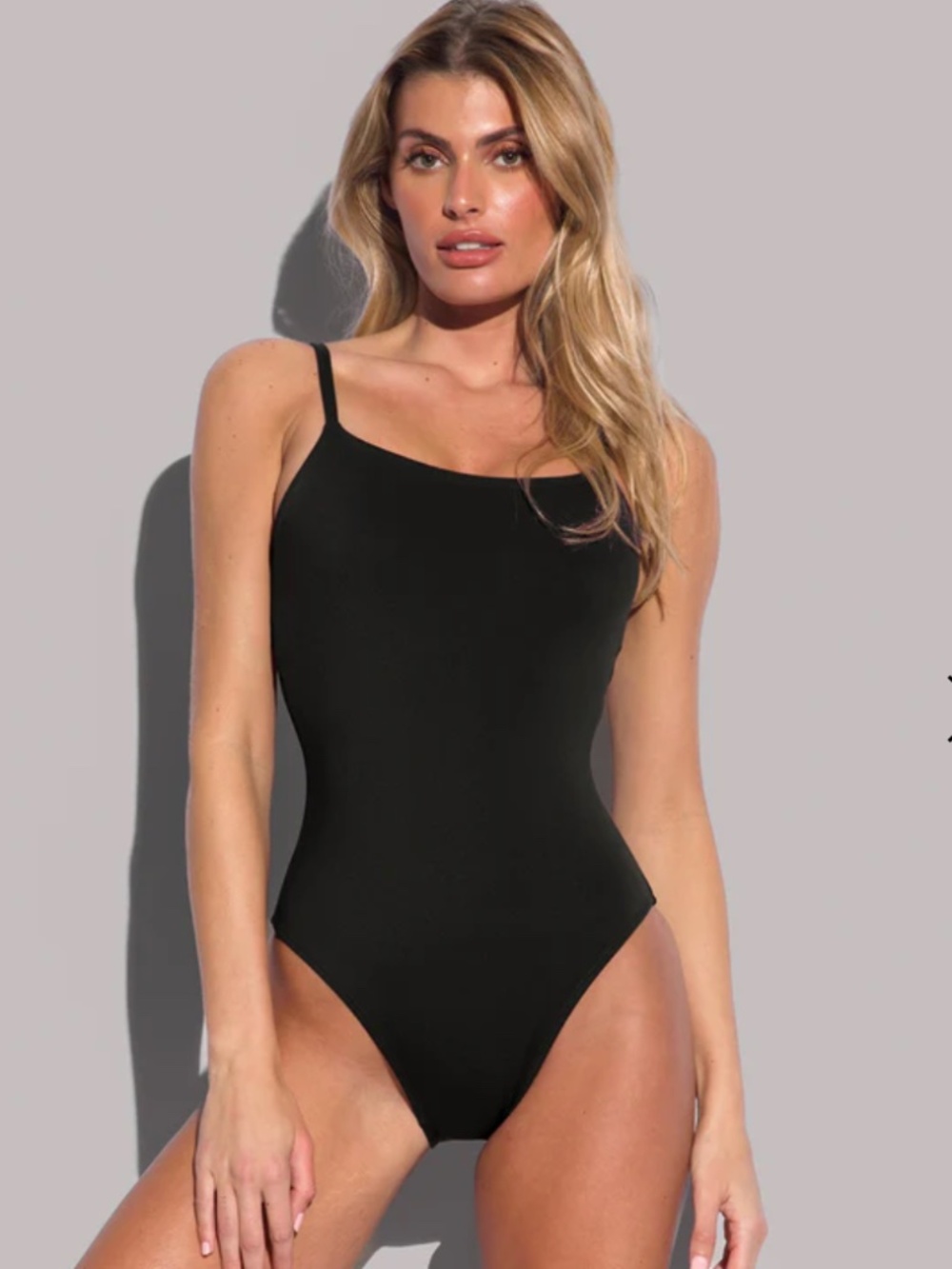 Ta3 Swimsuit NWT - LACEY- One piece- Size L -Short- Black